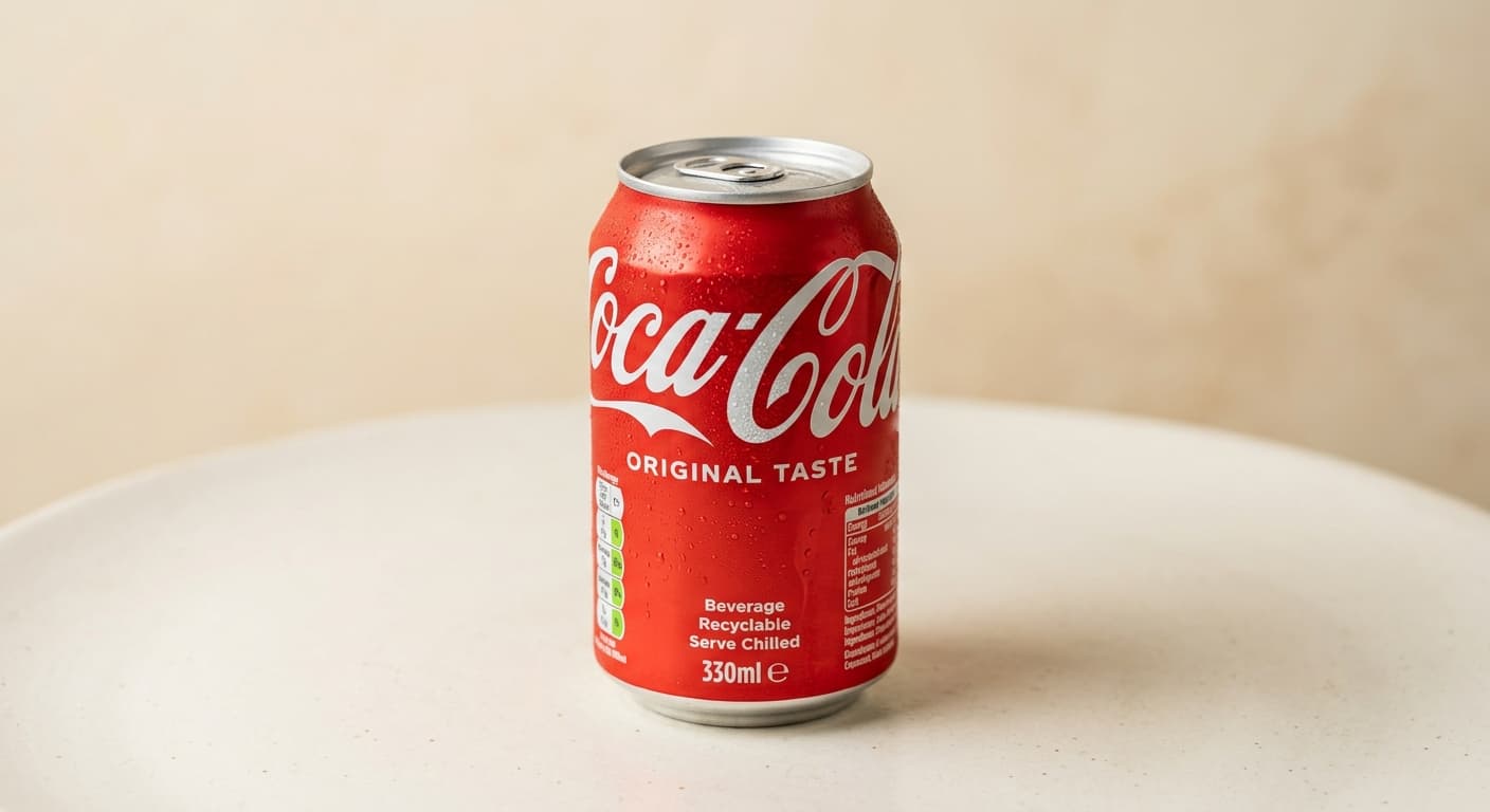 Bebida en Lata coca cola